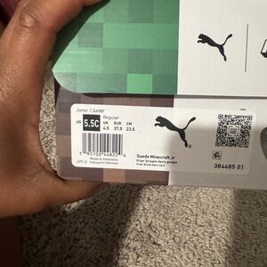 Puma Kids Sneakers - Green and Brown